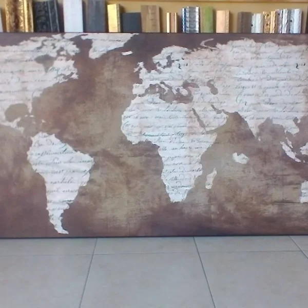 Quadro planisfero su tela Quadro planisfero su tela