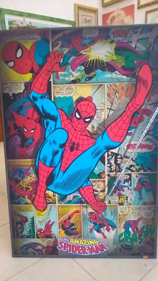 Stampa a fumetti su tela