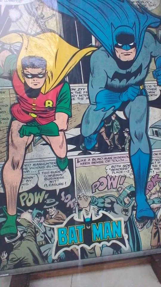 Stampa a fumetti vintage su tela
