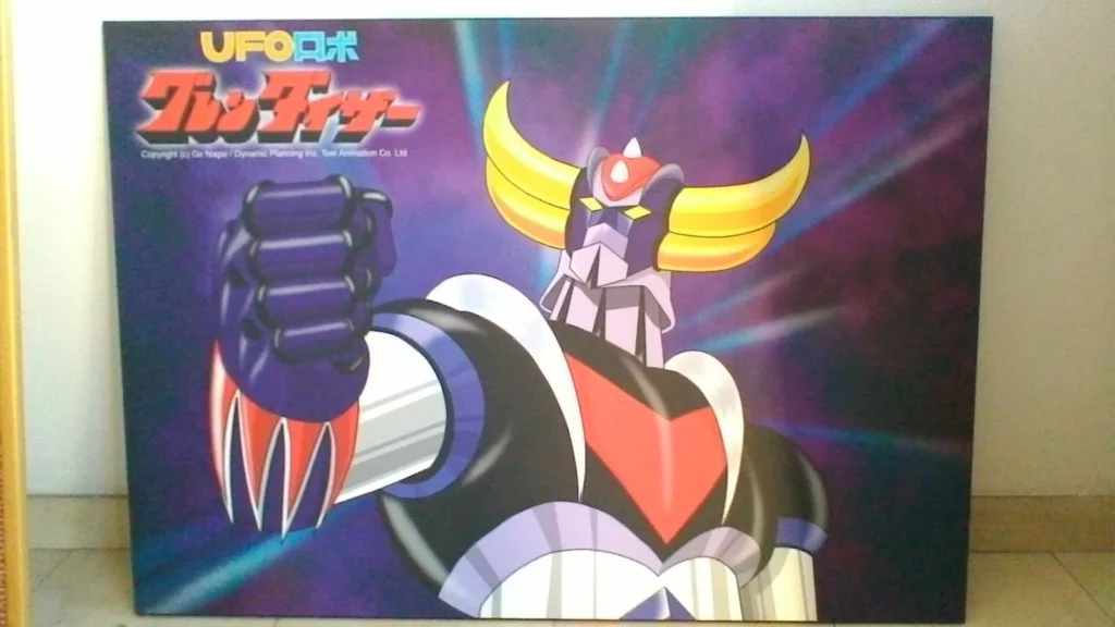 Stampa robot anime su tela